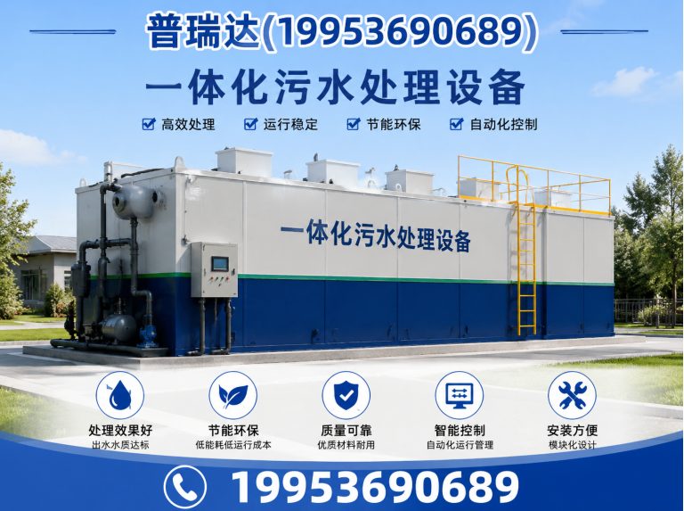安丘市一体化污水处理设备展示图